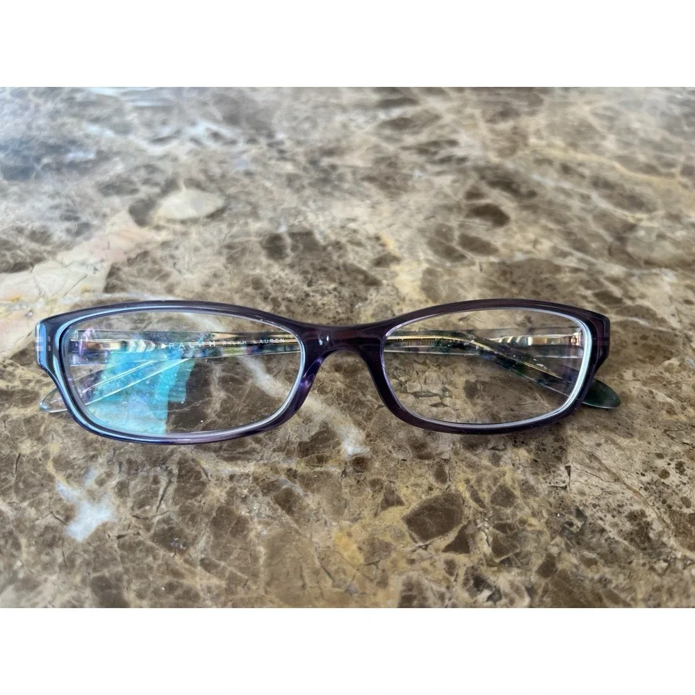 Ralph Lauren RA 7040 - Womens Floral Clear Print Frames  51-18-135